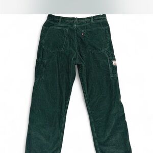 Levi's Men's Dark Green Corduroy Pants